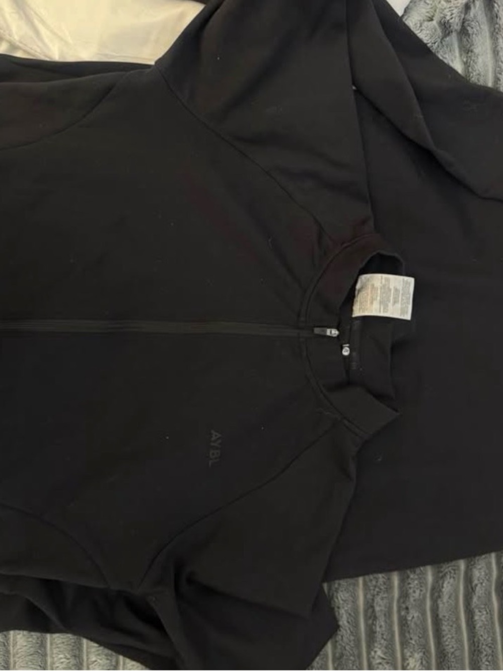AYBL Black Full-Zip Leggings Hoodie Set